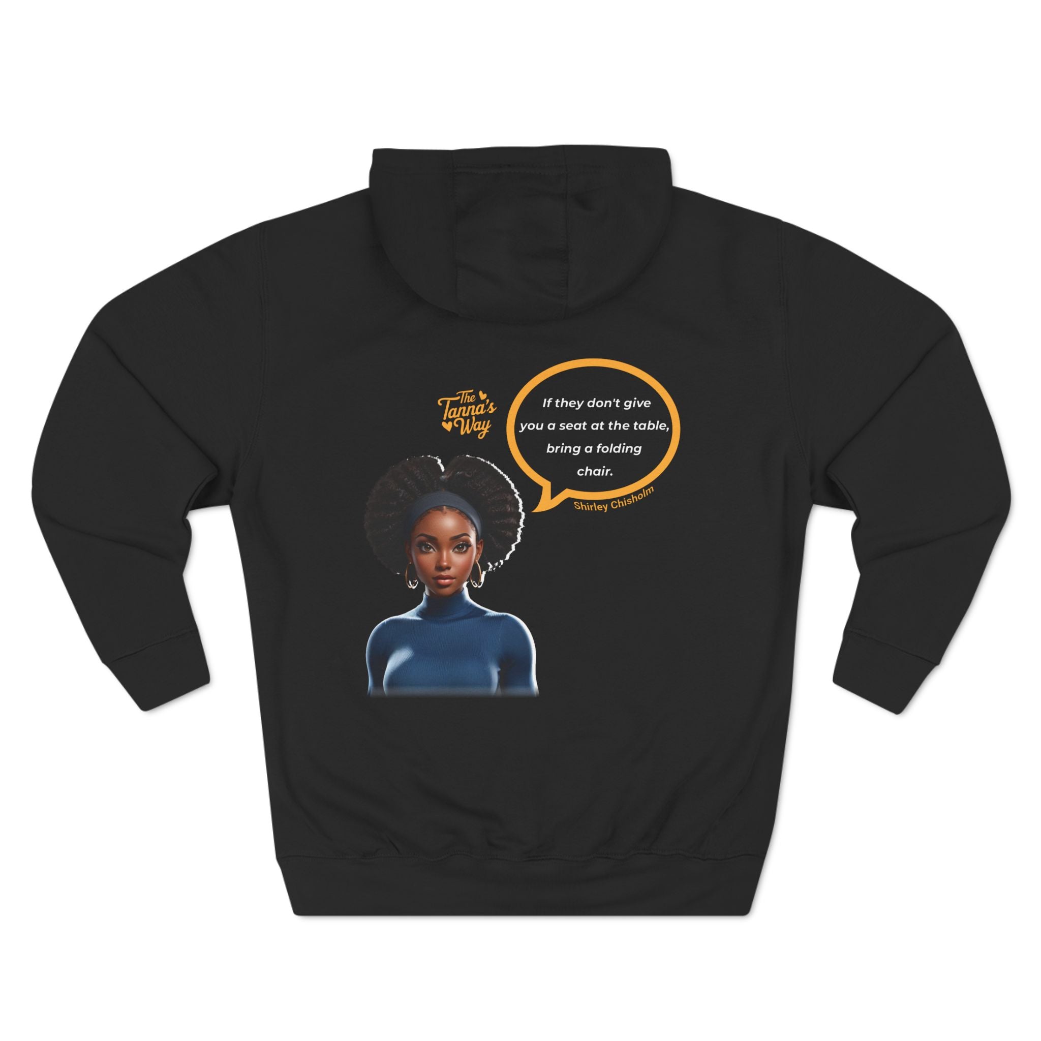 Shirley Chisholm 2 | Three-Panel Fleece Hoodie